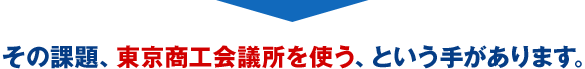 東商ならそのお悩みを解決できるかもしれません!!